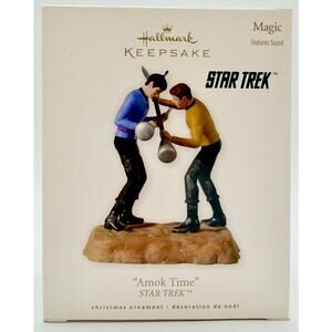 Hallmark Star Trek "Amok Time" 2010 Magic Sound Christmas Ornament NIB